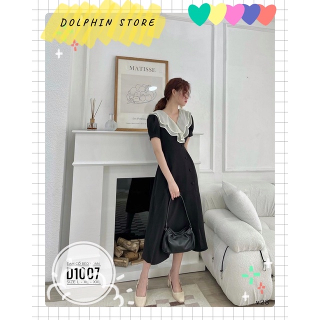 BIGSIZE Đầm đen bigsize