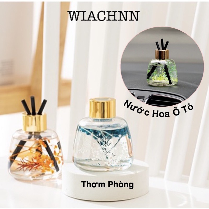 Nước Hoa Để Xe Hơi Lọ Khuếch Tán Tinh Dầu Thơm Ô Tô Thiên Nhiên Thơm Phòng Khử Mùi 120ML KT10