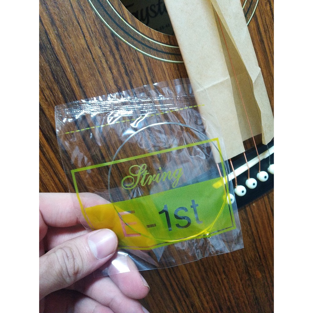 Dây Đàn Guitar Acoustic số 1 dây Mi E, Số 2 dây Si B