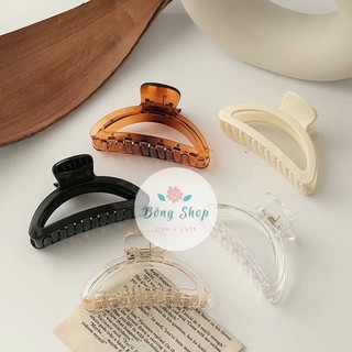 Kẹp tóc càng cua bán nguyệt cỡ lớn Bông Shop