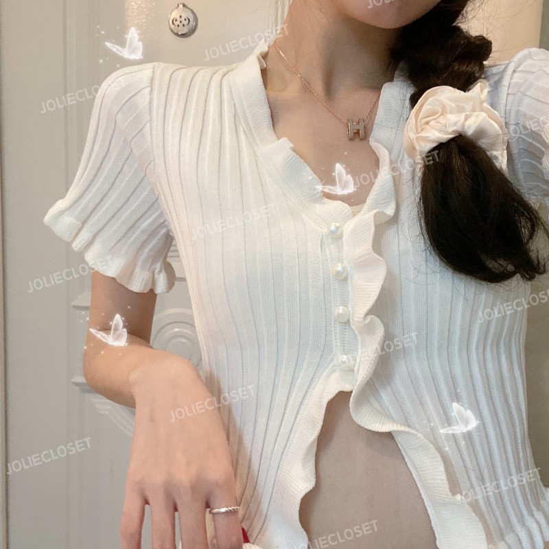 Áo thun croptop tay ngắn cuốn biên, Áo thun croptop Jennie ulzzang dáng ôm body nhiều màu
