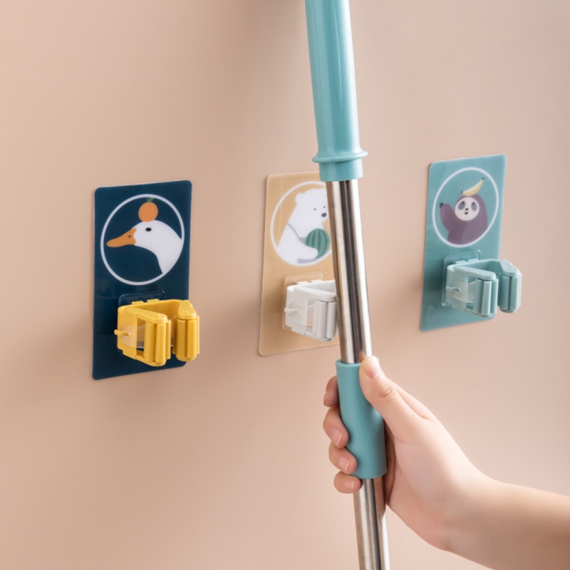 Kẹp giữ cây lau nhà dán tường tiện dụng cao cấp