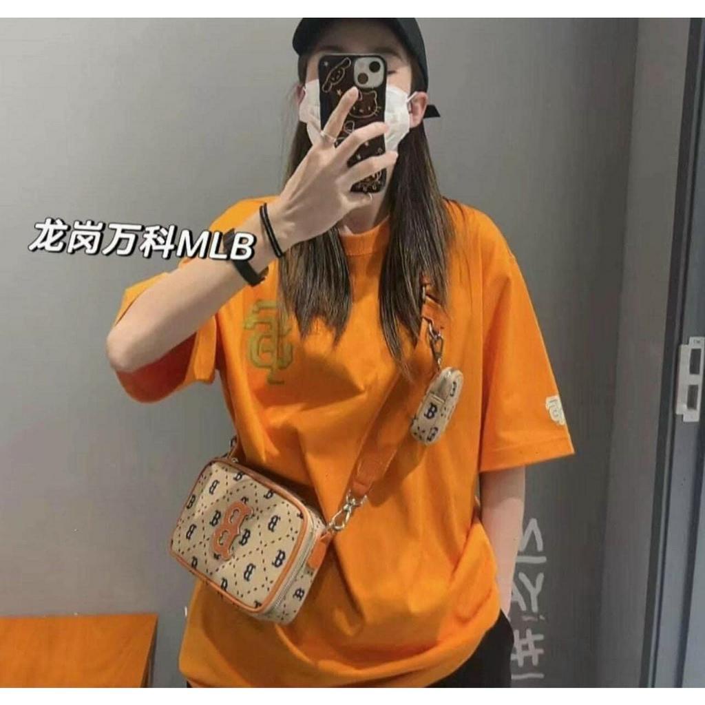 Túi đeo chéo nữ nam MLB chất liệu vải cao cấp túi đeo chéo size 19cm phong cách cá tính MTA399