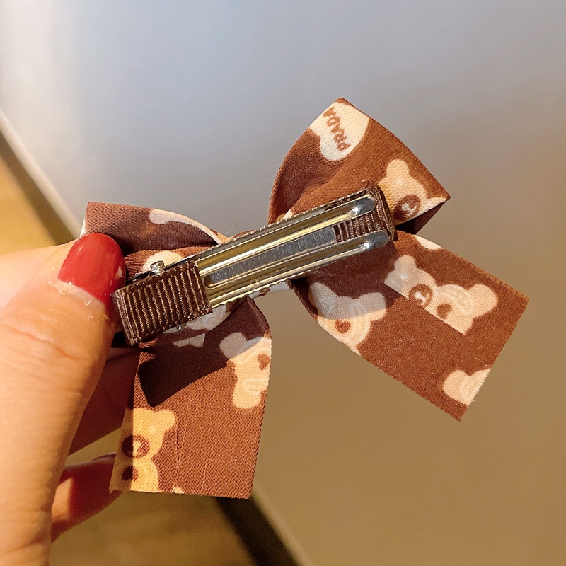 Set 2 Kẹp Tóc Nơ Dễ Thương Dành Cho Nữ