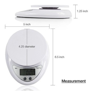 Cân điện tử nhà bếp  5kg