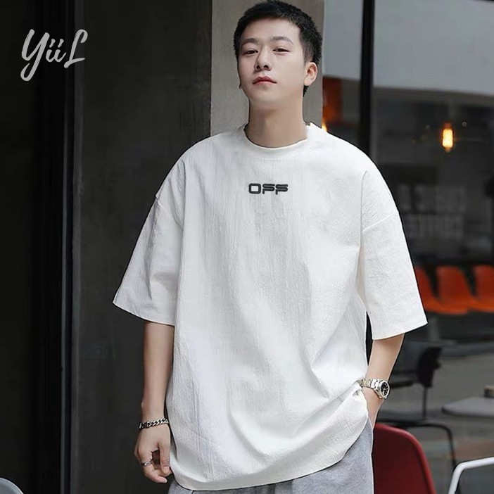 [AT0106] Áo phông nam nữ HÀN QUỐC - Áo thun Unisex họa tiết đơn giản OFF trẻ trung, 2 màu ĐEN TRẮNG dễ phối đồ