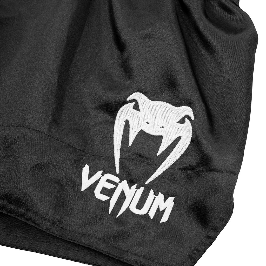 Quần Muay Thai Venum Classic - Black White