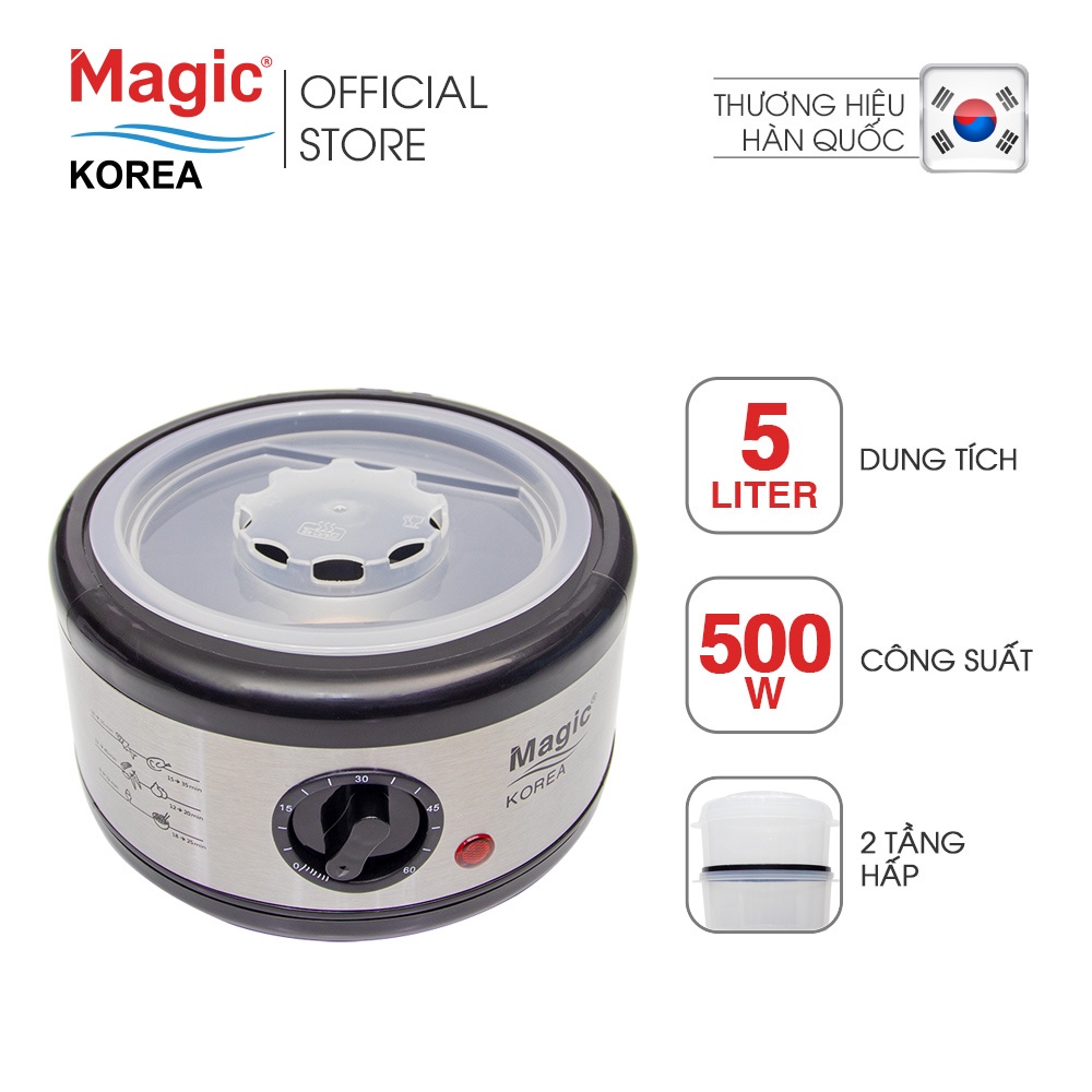 Nồi hấp thực phẩm 2 tầng Magic A64 5L