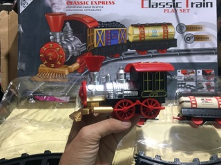 Đồ chơi xe lửa classic express chạy trên đường ray