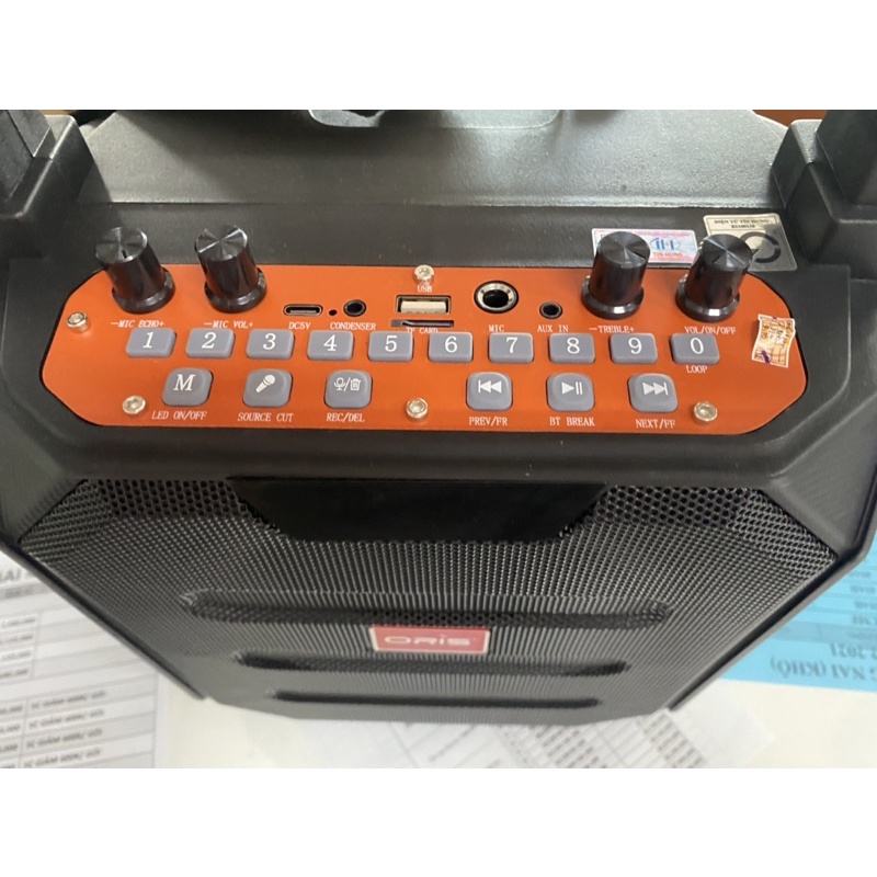 Loa Oris V3 kết nối không dây, tặng kèm Micro không dây hành chính hãng