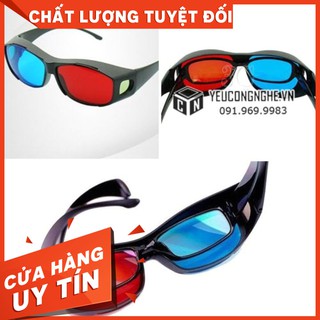 [GIÁ SỈ] MẮT KÍNH XEM PHIM 3D TIVI, LAPTOP THƯỜNG (RED BLUE) [SALE]