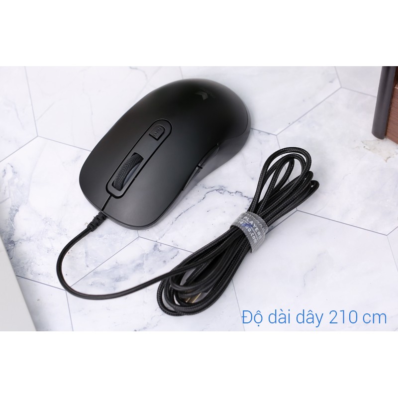 Chuột Rapoo Gaming V16- 750/1350/2000 DPI - 1000Hz/1ms - Dây cắm USB - Đèn Led - Chính Hãng - Bảo hành 24 tháng đổi mới