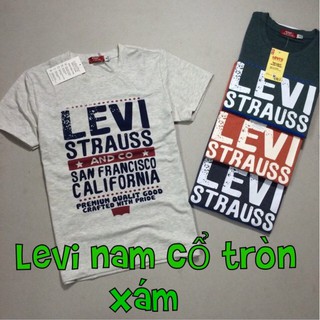 - Áo thun in nhiều màu cổ tròn nam