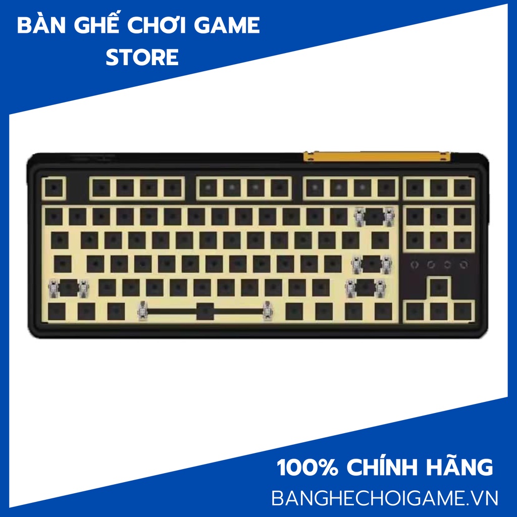 Bộ KIT bàn phím cơ FL-Esports CMK87 White / Black /1 Mode - Hàng chính hãng