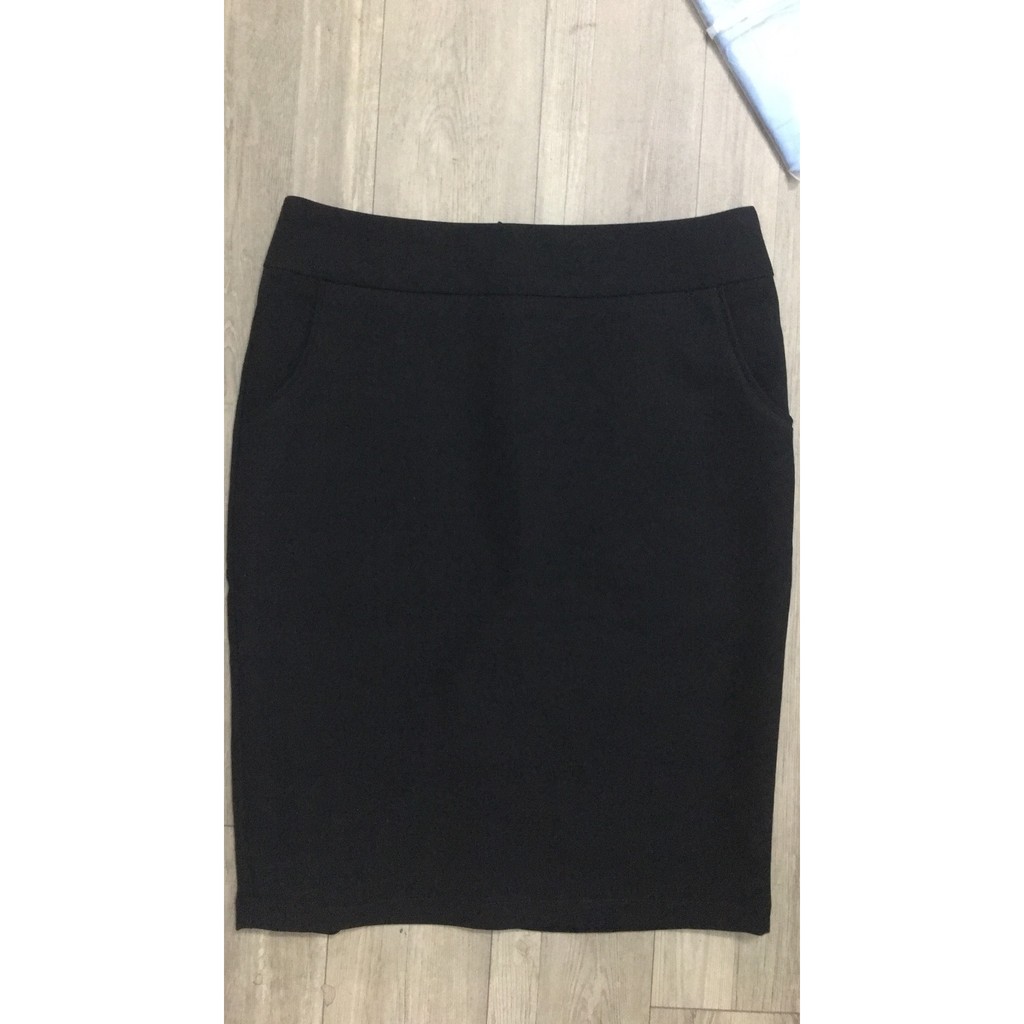 Chân váy ôm công sở nữ cao cấp có quần trong 2 túi rộng váy xẻ tà điệu đà mặc co giãn chất vải lạnh mát | BigBuy360 - bigbuy360.vn