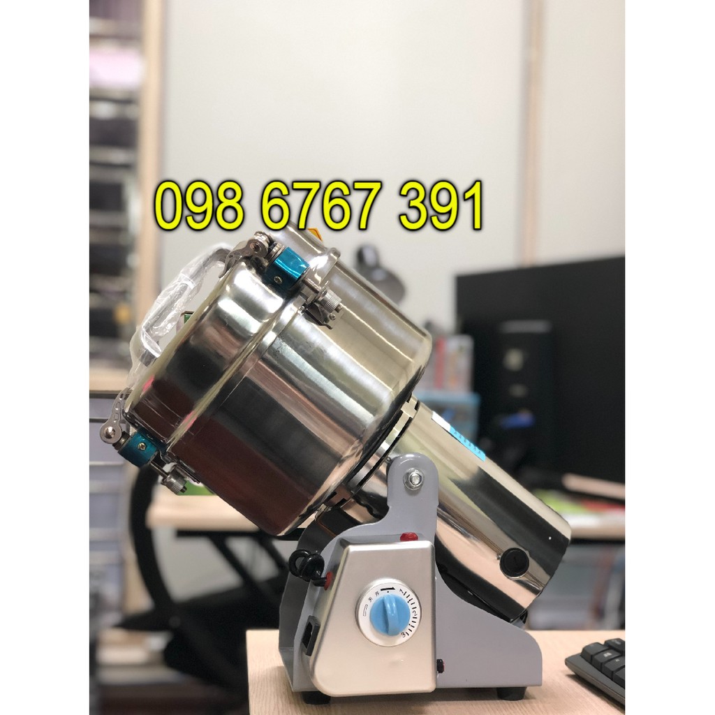 Cối xay thuốc bắc, dược liệu, ngũ cốc, xay bột khô siêu mịn 2,5kg mỗi lần xay