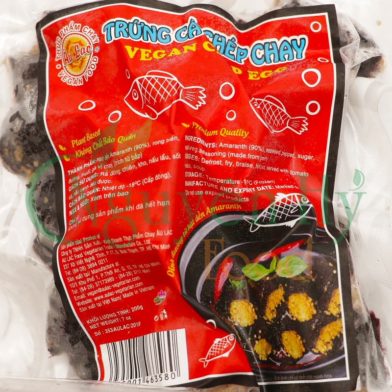 Trứng Cá Chép Chay Âu Lạc - 200g