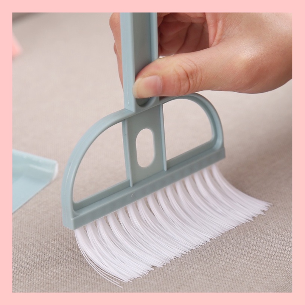 [ĐỜI SỐNG] Bộ chổi quét bụi và hốt rác mini đa năng dùng cho mọi lúc mọi nơi