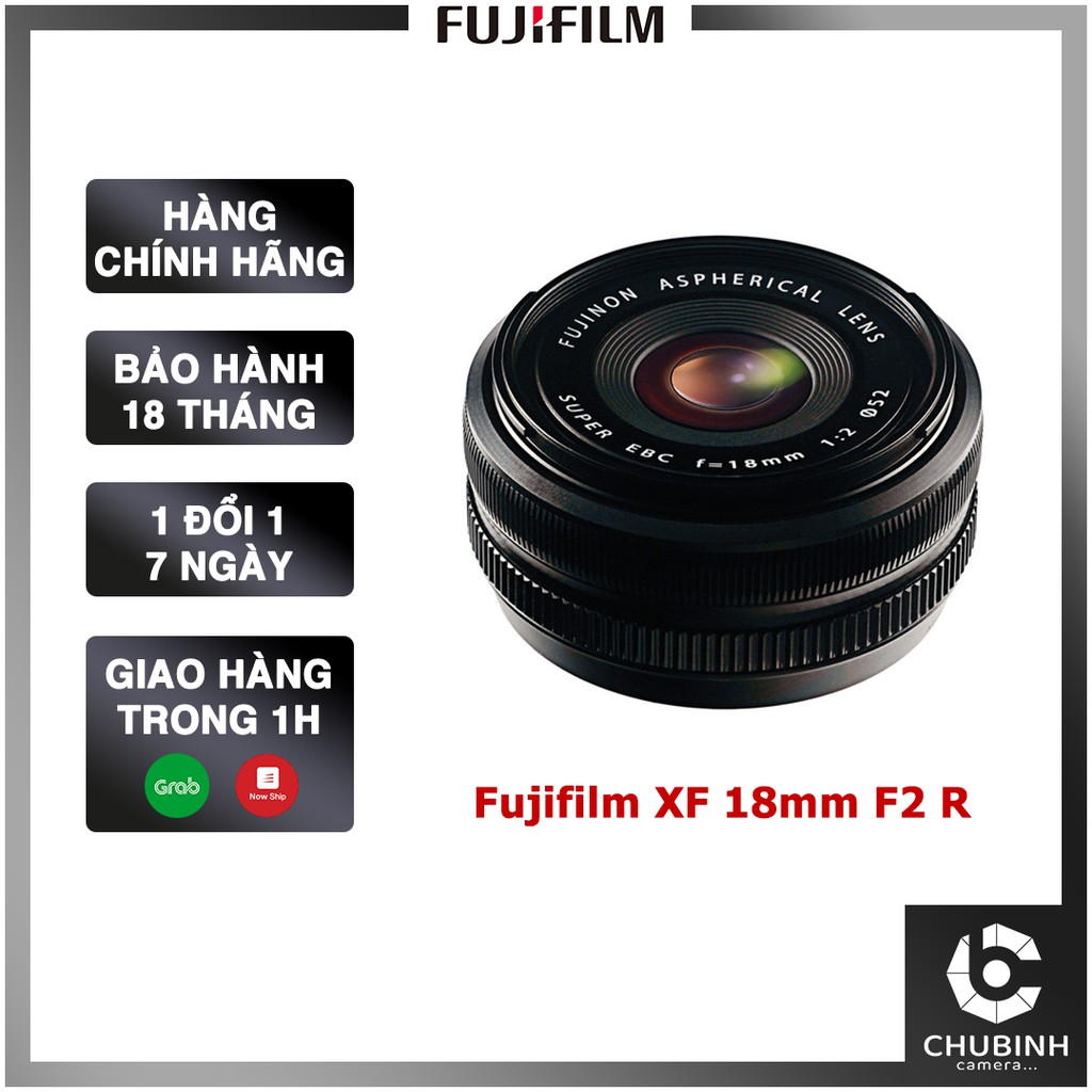 Ống Kính Fujifilm XF 18mm F2 R | Chính Hãng