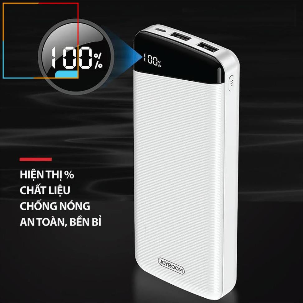 [Freeship] Pin Sạc Dự Phòng 20000mAh | Cục Sạc Dự Phòng DM 195 Plus | Chính hãng Joyroom | 12001