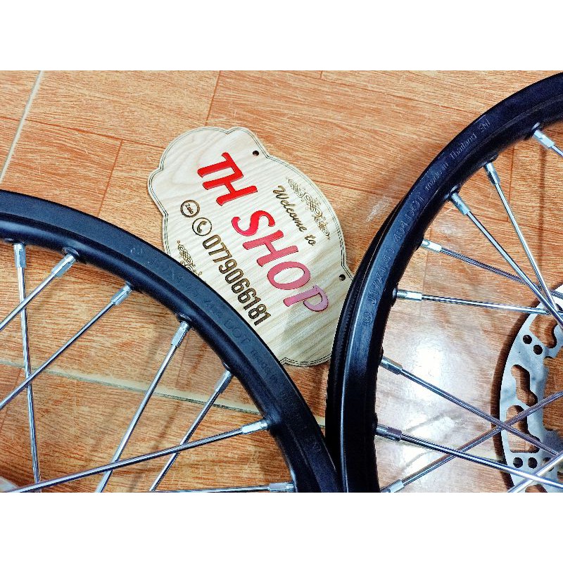 BÁNH CĂM WAVE ĐĨA TRƯỚC TẶNG KÈM ỐC ĐĨA MÁ ĐÙM SAU NIỀNG NHÔM BANZAI THÁI LAN ĐÙM MA CROM GẮN VỪA NHƯ ZIN KHÔNG CHẾ