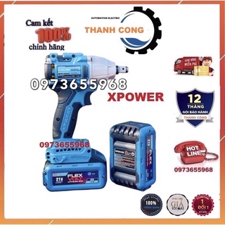 Máy bắn bulong , máy bắn vít xpower ✨ chính hãng ✨ máy bắn vít pin động cơ không chổi than siêu mạnh mẽ✨✨