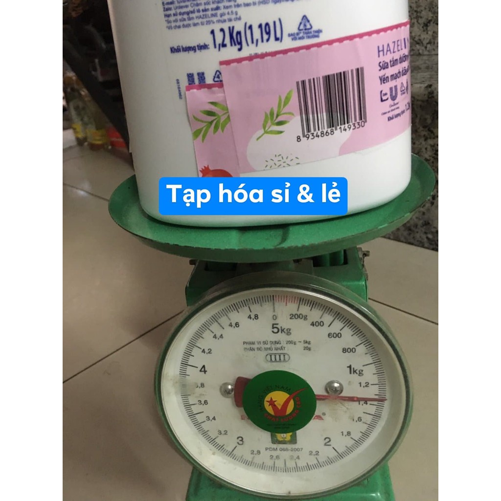 Sữa tắm Hazeline Yến Mạch/ Matcha/ cam cherry 1,2kg