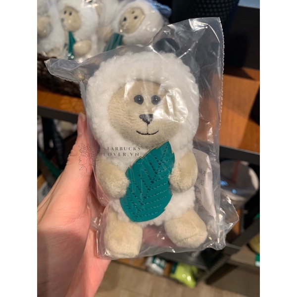 |CHÍNH HÃNG| MÓC KHOÁ GẤU BÔNG STARBUCKS