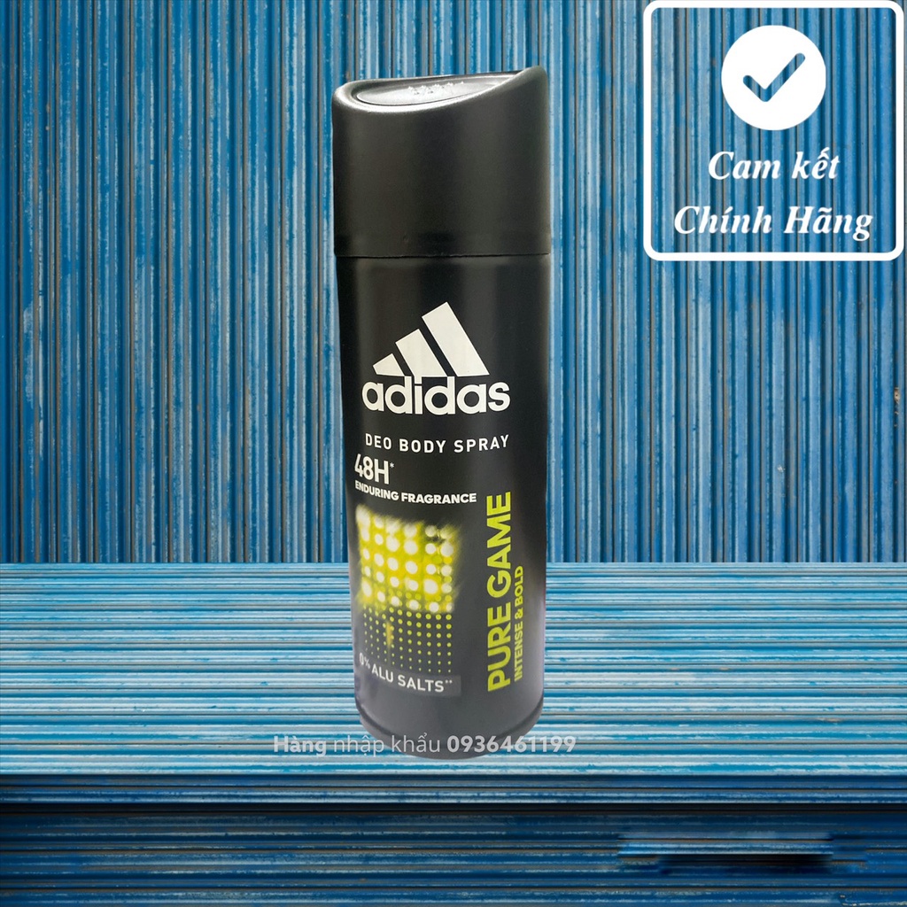 Xịt Khử Mùi toàn thân Adidas Nam Tính - Phong Cách - Lịch Lãm 150ml Tây Ban nha