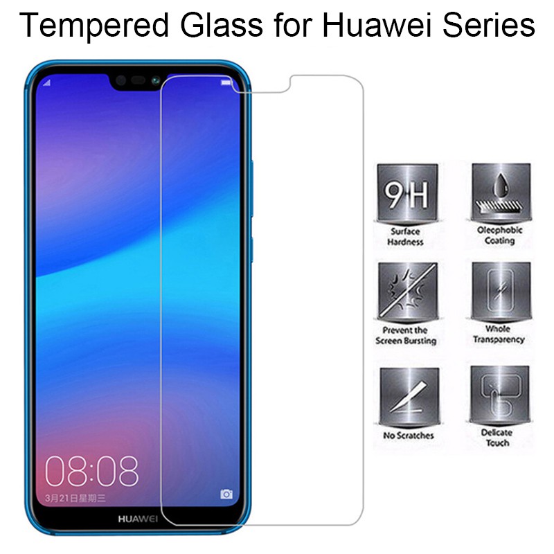 Kính cường lực bảo vệ màn hình siêu mỏng cho Huawei Nova 3/3i/3e/2i 8 Lite Honor 9 Lite Honor 9i P Smart kèm phụ kiện