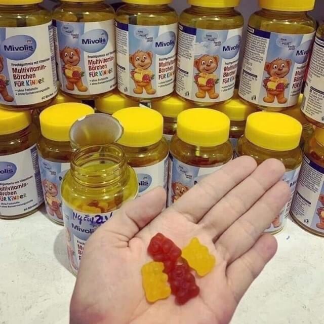 [HÀNG ĐỨC] KẸO GẤU VITAMIN cho trẻ biếng ăn, tăng sức đề kháng