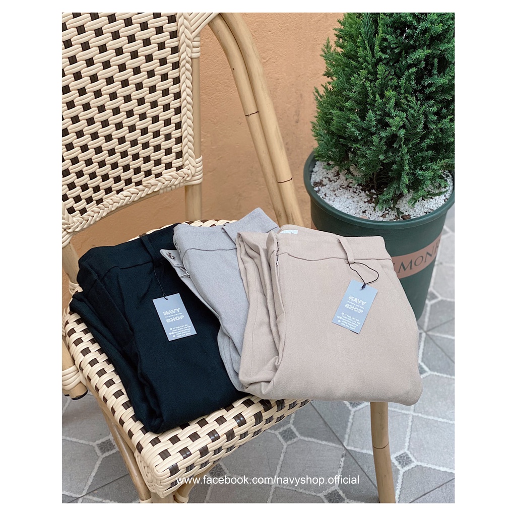 Quần dài nữ MIXXO Brushed slim fit slacks