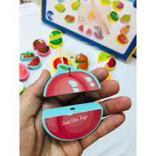 Bộ cắt hoa quả nam châm 16 loại quả
