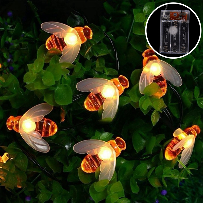 Dây đèn LED hình ong dùng trang trí