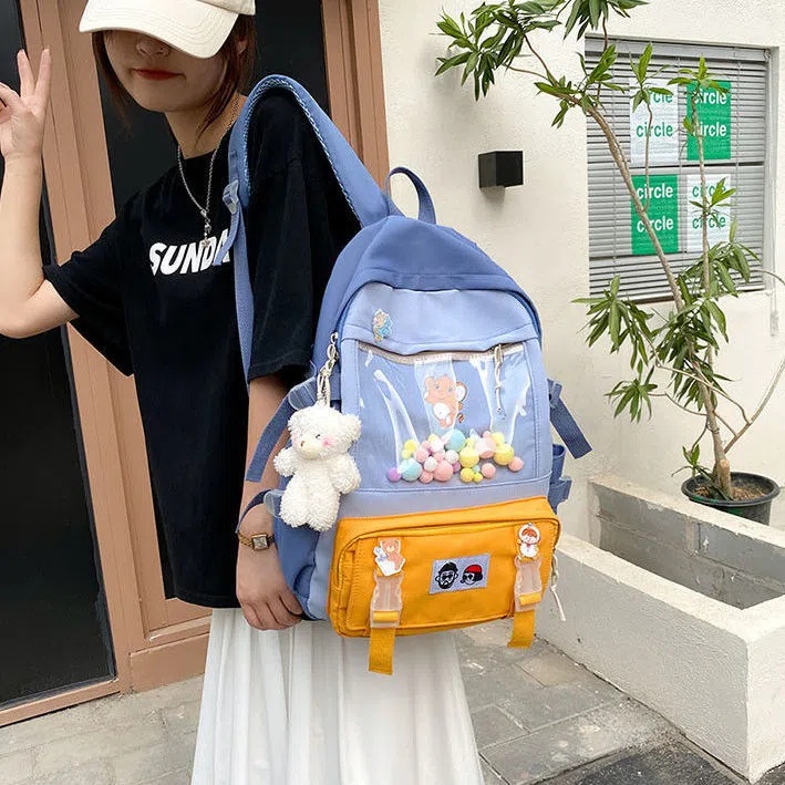 Móc Chìa Khóa Hình Gấu / Thỏ Phủ Lông Mềm Mại Dễ Thương Trang Trí Xe Hơi / Túi Xách / Điện Thoại