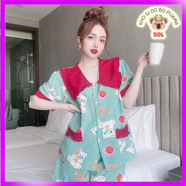 BỘ LỤA HÀN BIGSIZE 60-72KG FORM ĐÙI HOẠ TIẾT XINH