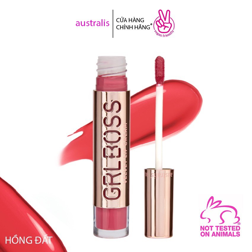 Son Kem Lì Mềm Mịn 16 Màu Son Mềm Môi Grl Boss Lip Cream Australis