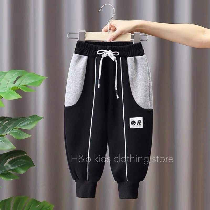 Combo quần nỉ bông cho bé Kidbabyonline- Quần nỉ bông ống đứng- Quần nỉ bé trai- Quần nỉ mùa đông cho bé trai