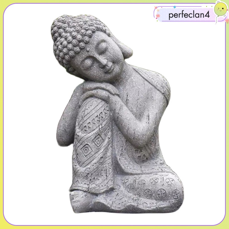 Mô Hình Tượng Phật Bằng Nhựa Resin Để Bàn Trang Trí Sân Vườn 4