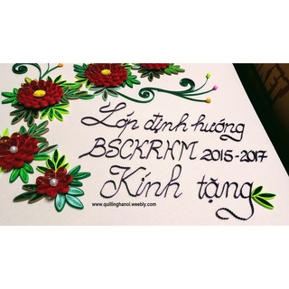 Bánh răng cuốn giấy quilling 2 tầng