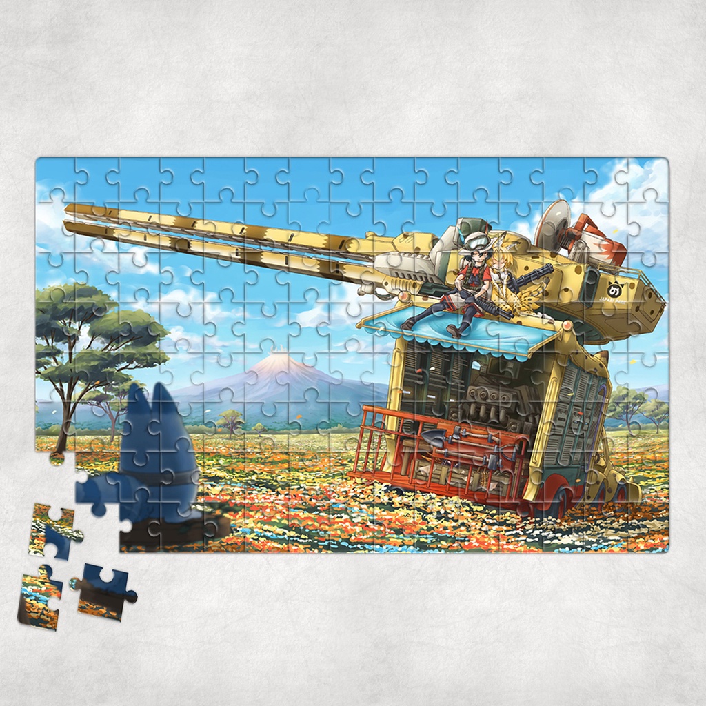 Tranh ghép hình KEMONO FRIENDS - Mẫu 1 - Nhận in theo yêu cầu