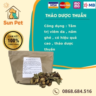 Gói tắm Thảo dược chó mèo, tắm trị viêm da , nấm ghẻ , ở thú cưng, thảo dược trị viêm da