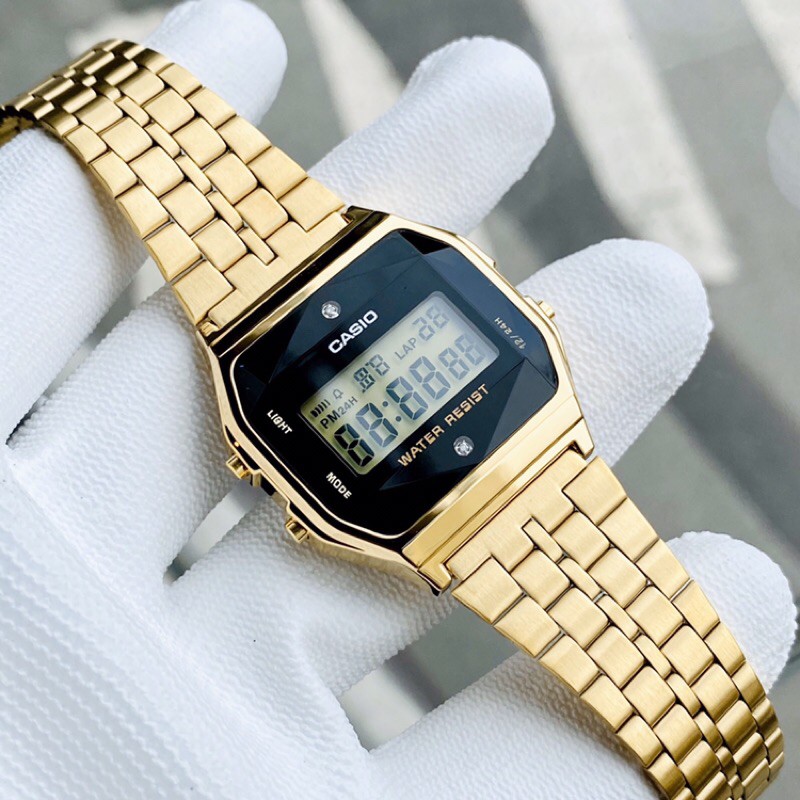 Đồng hồ nam nữ Casio A159 Diamond