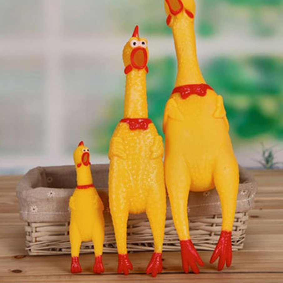 Đồ Chơi Gà Phát Ra Tiếng Kêu Vui Nhộn Thú Vị Cho Thú Cưng