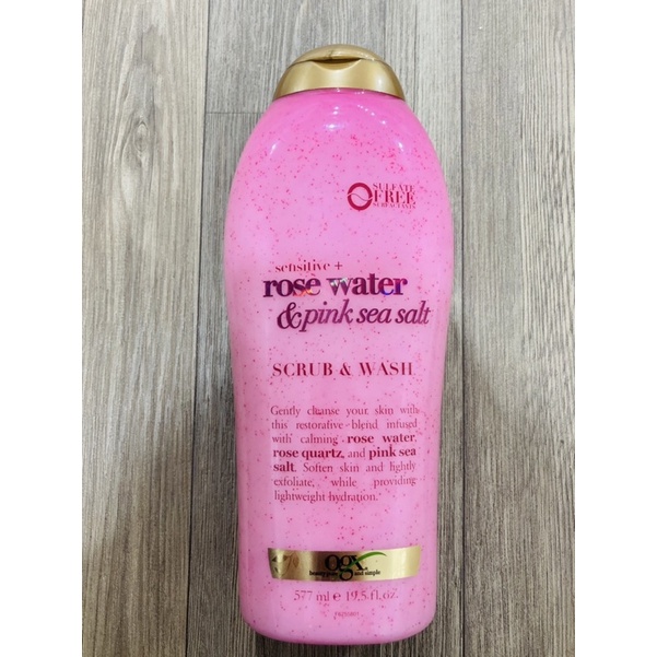 SỮA TẮM OGX BODY SCRUB WASH SULFATE FREE TẨY TẾ BÀO CHẾT DƯỠNG DA TRẮNG MỊN 577ML /Giao mùi ngẫn nhiên