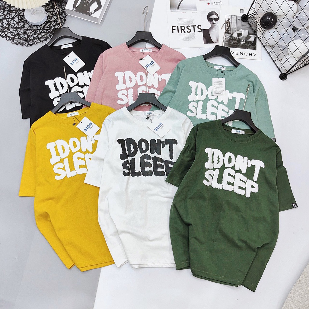 Áo thun cotton 3158 vải dày form rộng hàng xịn may kỉ