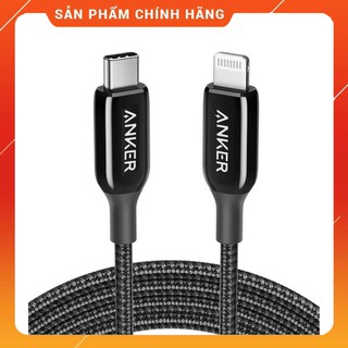 Cáp Dù Anker PowerLine+ 3 UsbC To Lightning - Bảo Hành 18 Tháng