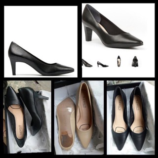 Giày cao gót Supersoft gót trụ 7cm da thật (hàng xuất Úc chuẩn hãng) kèm ảnh chụp thật