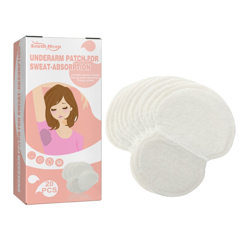 Set 20 Miếng Dán Thấm Mồ Hôi Vùng Da Dưới Cánh Tay Tiện Lợi