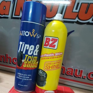 Đánh bóng lốp và làm đen nhựa nhám Arrowsp, chai xịt phục hồi nhựa nhám nhiều mẫu mã giá hợp lý